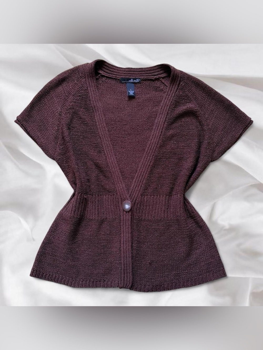 Y2K Brown Knit Sweater Top